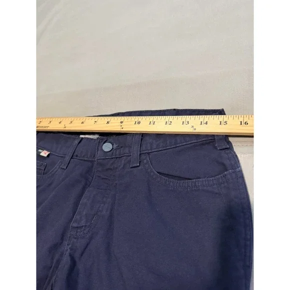 Carhartt FR Flame Fire Resistant Navy Canvas Work Pant 102689-410 Women-6359 - Picture 8 of 12